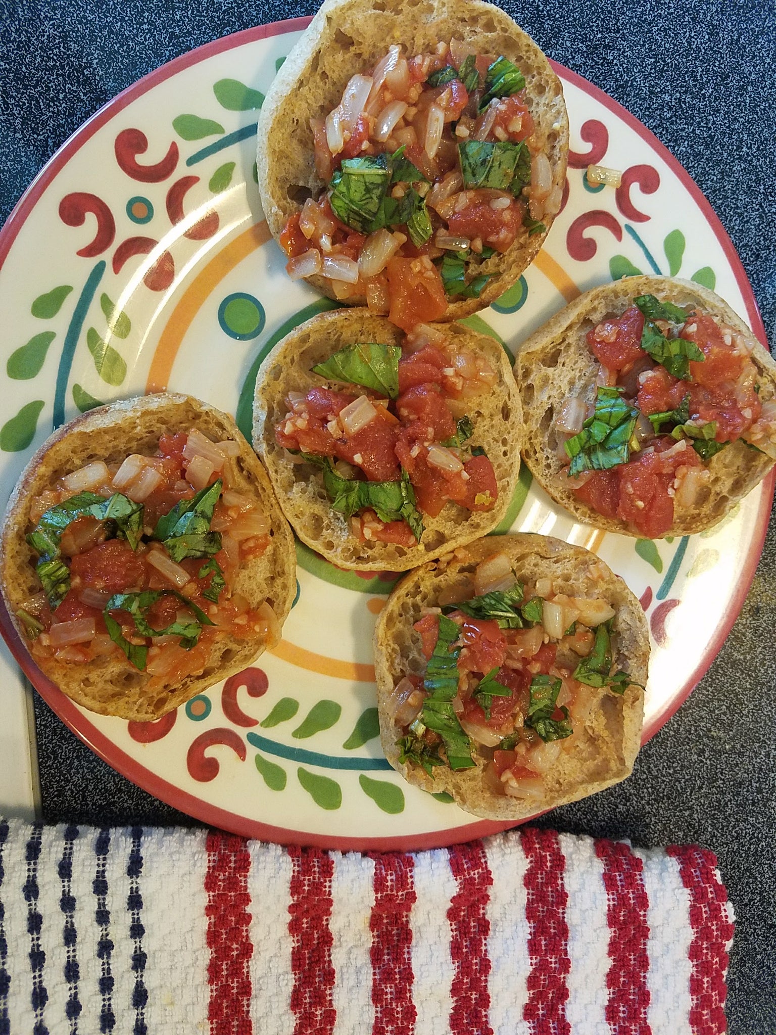 Indian Style Bruschetta